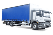 Car Hire Musselburgh - 26 Tonne Curtain Side Truck - Truck hire Musselburgh