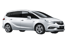 Car Hire Musselburgh - Vauxhall Zafira 5 + 2 - Minibus hire Musselburgh